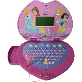 Resim Disney Lisanslı Disney Pamuk Prenses Oyuncak Bilgisayar Fonksiyonlu Laptop - Eğitici Laptop 