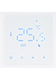 Resim Leezsing Hy610-wıfı Akıllı Isıtma Termostatı Dijital Sıcaklık Kontrol Cihazı Cep Telefonu App Kontrolü Dokunmatik Ekran Lcd Ekran Ha-27 