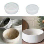Resim MNPN Oval Silikon Reçine Döküm Kalıpları, DIY Mum Tutucu, Takı İçme Kabı, Dış Mekan Vazo, Saksı, Ev Dekorasyonu Hediyesi İçin 1 Adet Büyük Vazo Balmumu Kalıbı, Depolama Kutusu El Sanatları İçin İdeal 