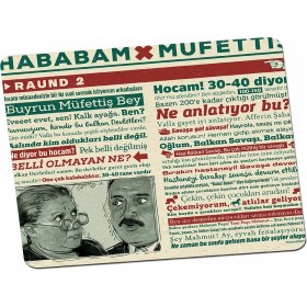 Resim Panorama Ajans Hababam Müfettiş Raund2 Mouse Pad 