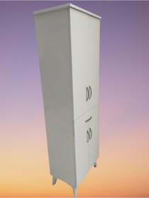 Resim Çok Amaçlı Dolap Cordoba 180 CM Hard Parlak Suntalem El Yapım 