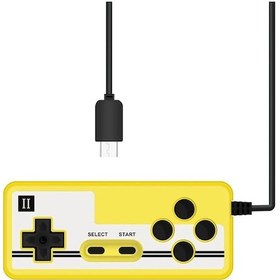 Resim Sarı-retro Taşınabilir Mini El Kablolu Joystick Fc Oyun Konsolu İçin Uzaktan Gamepad 