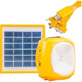 Resim Powermaster Pm-33399 Taşınabilir Şarjlı Solar Işıldak Aydınlatma Seti Kamp Aydınlatması Işıldak El Feneri 
