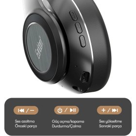 Resim Zipax Tecno Spark 9 10 10C 20 20C 30 30C 40C 40 Pro Kafaüstü Bluetooth Kulaklık AZ-EAR-BH71 
