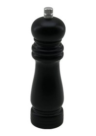 Resim Siyah Ahşap Küçük Çap: 4.5cm - Uzunluk: 15.5cm Tuz - Baharat Öğütücü 5468 Çok Renkli 