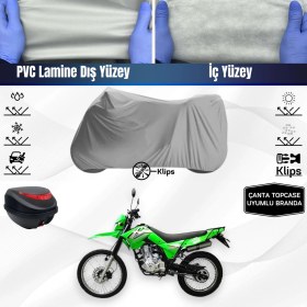 Resim Ultra Shop Lifan Xplore 200M Uyumlu Motosiklet Brandası Arka Çanta Topcase Uyumlu Motor Brandası 