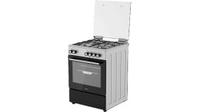 Resim Tecna Tf 604G Turbo Fanlı 4 Gözü Gazlı Ocaklı Tam Boy Fırın 