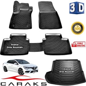 Resim Megane 4 Sd 3D Havuzlu Paspas+Bagaj Havuzu Tekkulk 2016 N11.11941 