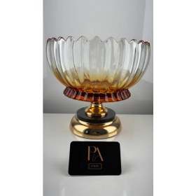 Resim Kristal Gondol Şekerlik Sunumluk Söz Nişan Kız Isteme Çikolatalık Dekoratif Obje Biblo Süs Eşya 