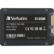 Resim Verbatim Vi550 S3 512GB 520-500MB Sata SSD 