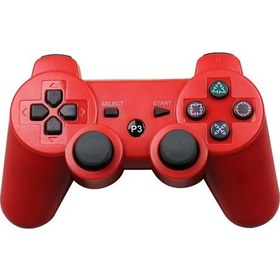 Resim Kırmızı-2.4ghz 7 Renk Kablosuz Bluetooth Oyun Denetleyicisi Ergonomi Denetleyici Joystick Gamepad 