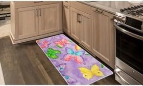 Resim Colorix Carpet Kaymaz Taban Tezgah Önü Mutfak Paspası 75x150 Cm No: 297 