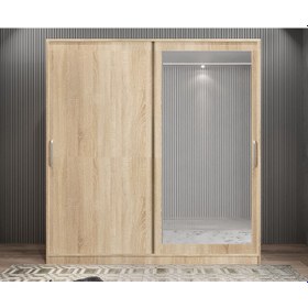 Resim Alba Sürgülü Portmanto Ayakkabılık 120 cm Meşe Ücretsiz Montaj 