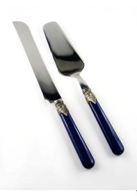 Resim Rivadossi Classic Lacivert Pasta Servis Seti 