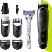 Resim Braun Mgk 3342 Erkek Bakım Kiti 7'si 1 Arada Şekillendirici + Gillette Hediye 
