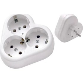 Resim Genel Markalar 3 Lü Golyat Topraklı Fiş Priz (Yonca) 340393 