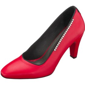 Resim Costo Shoes AYS7986 Kırmızı Deri Topuklu Özel Seri Kadın Stiletto 