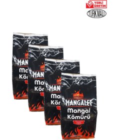 Resim MANGALET Mangal Kömürü 2kg x 4 Paket 