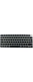 Resim Daders Home Keyboard 3 A2449 A2450 Türkçe F Klavye Koruyucu - Iso Ters L Enter Uyumlu Id’li Model Için Ultra Ince Silikon Kaplama Toz ve Sıvı Koruma Keyboard Cover Siyah 