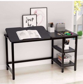 Resim Zizuva Zizuva Tasarım Siyah Ayarlanabilir Ofis Büro Mimar Raflı Çizim Ç 