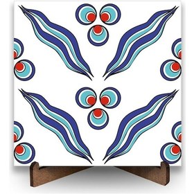 Resim Çintemani Yeşil Bulut Seramik Pano 