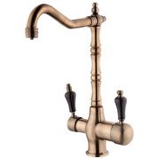 Resim Pemax Water Solutions Arıtma Çıkışlı 3 Yollu Rustik Batarya Antik 