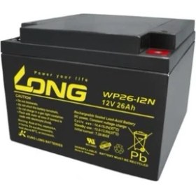 Resim Long 12V 26AH Kuru Tip Akü 