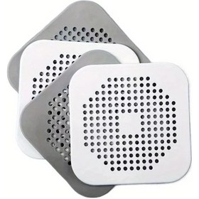 Resim Fochsia 2/4 Adet Gri Ve Beyaz Saç Kapanı Banyo Küvet Lavabo Atık Su Filtresi 