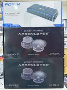 Resim APOCALYPSE AP-M81A 4 ADET APOCALYPSE MİDRANGE ARNOLD XAP-350.4D 4X350RMS OTO ANFİ 