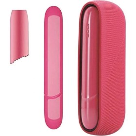 Resim Zigver 3 In 1 Durumda Iqos Için 3.0 Tam Koruyucu Kapak Yan Kapak ile Üst Kapağı Kabuk Iqos Duo Rose 