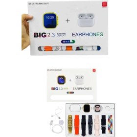 Resim Beruflic Akıllı Saat Bluetooth Kulaklık Hediyeli Bildirim Görme Sesli Görüşme Çoklu Kordon 