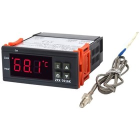 Resim Neevoyu Zfx-7016k 12v Akıllı Sıcaklık Kontrol Cihazı, 1-999 C Dijital Gösterge, Fırın/ocak Kontrolü, 10a Çıkış, Abs Malzeme 