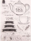 Resim Kahve Çay Bardağı Şeffaf Silikon Şeffaf Pullar Mühür Dıy Scrapbooking Fotoğraf Albümü Duvar Süsü İçecek Çiçek Vazo İsteyen Şişe No.14-kettle Pot 