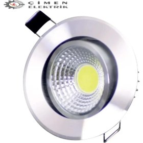 Resim MCM Group Erkled Erk 3125 Sıva Altı 5W Krom Kasa Yuvarlak LED Spot 3000K Günışığı 