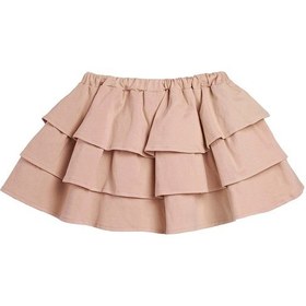 Resim Frill Pembe Kız Çocuk Etek Pembe 