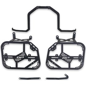 Resim GP Kompozit Benelli TRK 702 X 2024 Uyumlu Yan Çanta Demiri Siyah 