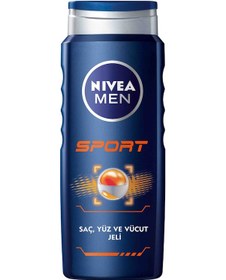 Resim Nivea Men Sport Saç Yüz ve Vücut Jeli 500 ML 