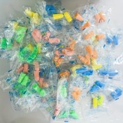 Resim 50 Çift/100 Adet Karışık Renkli Bireysel Paketli Sünger, Kulaklar İçin Uygun, Yumuşak ve Yavaş Bounce, Rahat ve Ucuz, Nefes Almayı, Seyahat, Havaalanı, Uyku, Çalışma, Öğle Arası İçin Çok Uygun 
