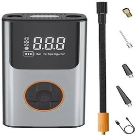 Resim Mufunye Arabaya Monte Kablosuz Şişirme Pompası, Dış Mekan Acil Durum Işığı, Güç Bankası, Akıllı Dijital Ekra Wp 