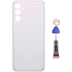 Resim Samsung M14 Beyaz Uyumlu Arka Kapak Batarya Kapağı Pil Kapağı Yapışkan Ve Sökme Aparatıyla Beraber Full Set Beyaz 