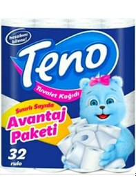 Resim Teno Yeni Tuvalet Kağıdı 32'Li Tuvalet Kağıdı 