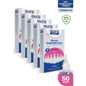 Resim Nazal Burun Aspiratörü Yedek Uç 50 Adet 