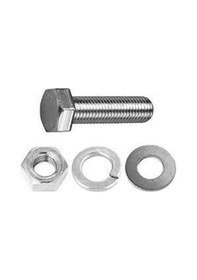 Resim Akb M8x16mm Altıköşe Altıgen,anahtar Başlı Vida , Somun , Rondela Ve Yaylı Pul 10 Takım Rf146 M8 16 