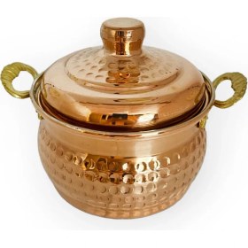 Resim Efemir Bakır Mini Güveç Tencere No:1 