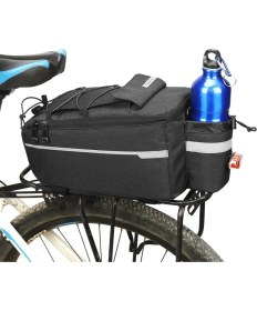 Resim Robesbon 6 Litre Bisiklet Bagaj Üstü Tur Çantası Siyah Renk Dayanıklı Su Geçirmez Kumaş Özellikli 