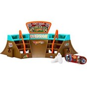 Resim Hot Wheels Skate Parmak Kaykay Macerasına Başlangıç Seti Stadium Skatepark 