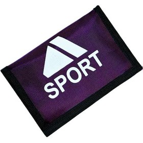 Resim Vanilla Collection Kids Model Cırt Cırtlı Kapak Fermuar Para Bölmeli Unisex İnterpeks Kumaş Çocuk Spor Cüzdan Bordo 