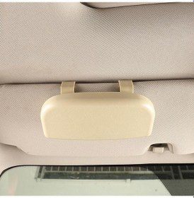 Resim Sones Çok İşlevli Araba Gözlük Kutusu Araba Güneşlik Panosu Gözlük Kelepçesi Bej Diğer 