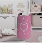 Resim Mekta Home Bebek Ve Çocuk Odası Pembe Başak Desenli Oyuncak Sepeti Renkli Çok Renkli 