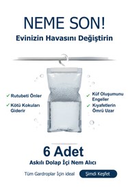 Resim Saban 6 Adet Nemson Nem Alıcı Askılı 